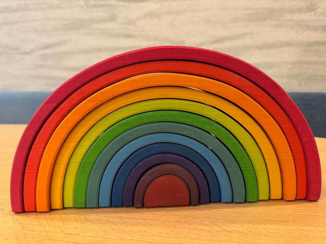 ★yume【グリムス社】アーチレインボー　大 木のおもちゃ カルテット / アーチレインボー・大|グリムス社(ドイツ)