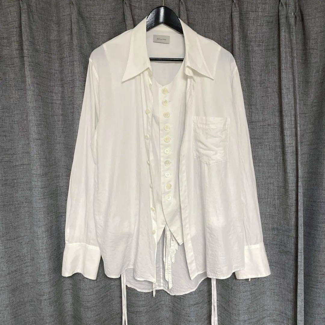 BED J.W. FORD 21ss レイヤードシャツ BED J.W. FORD/ベットフォード】 Layered Vest Shirts inside