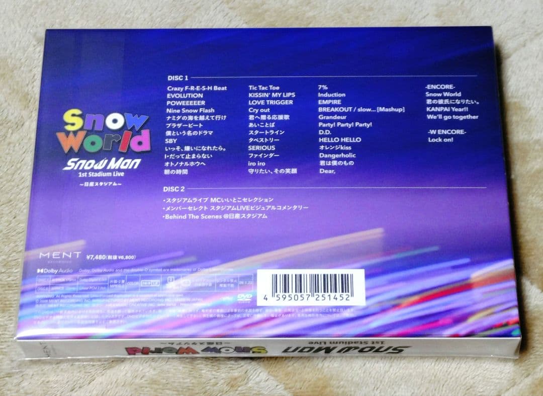 DVD Snow Man Snow World 日産スタジアム FC限定 - メルカリ