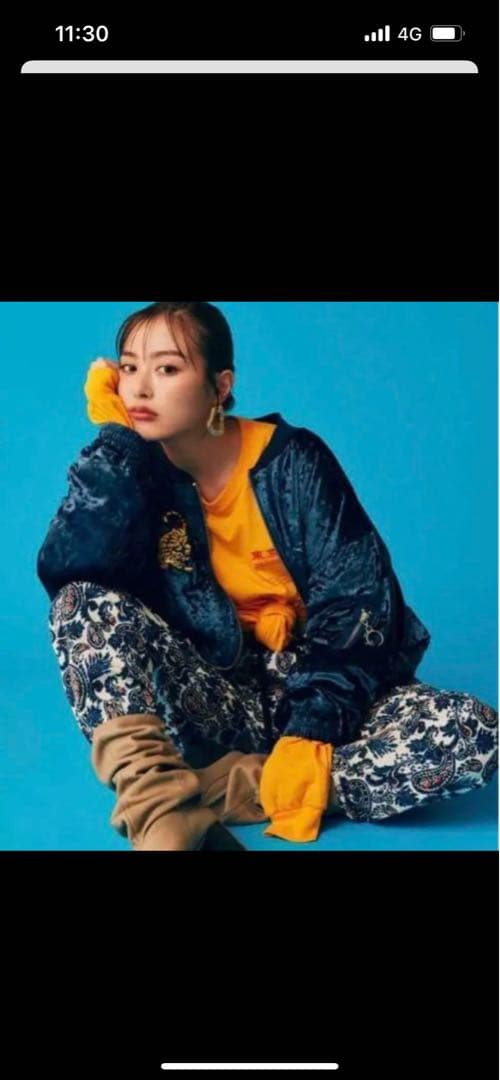 LEGENDA レジェンダ内田理央着用　ベロア　スカジャン　レアカラー