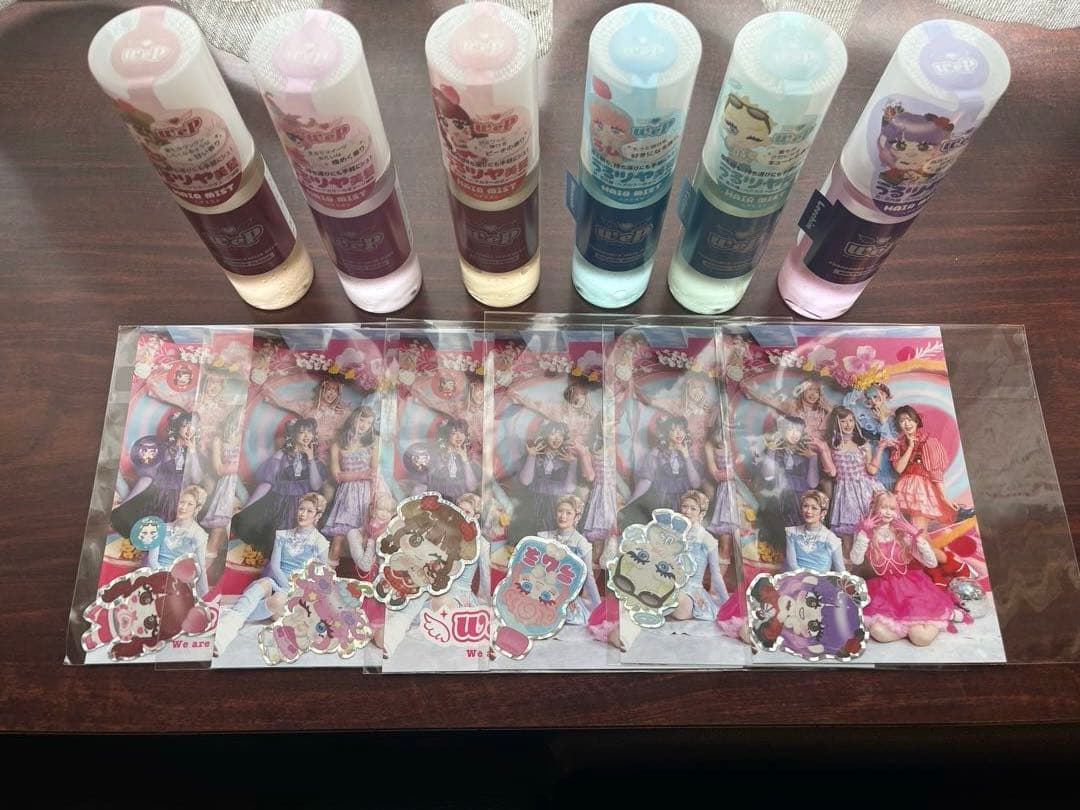 WE♡Pヘアミストコンプリート6点セット-限定ステッカー&ポストカード6枚付き- WE♡Pヘアミストコンプリート6点セット-限定ステッカー&ポストカード6