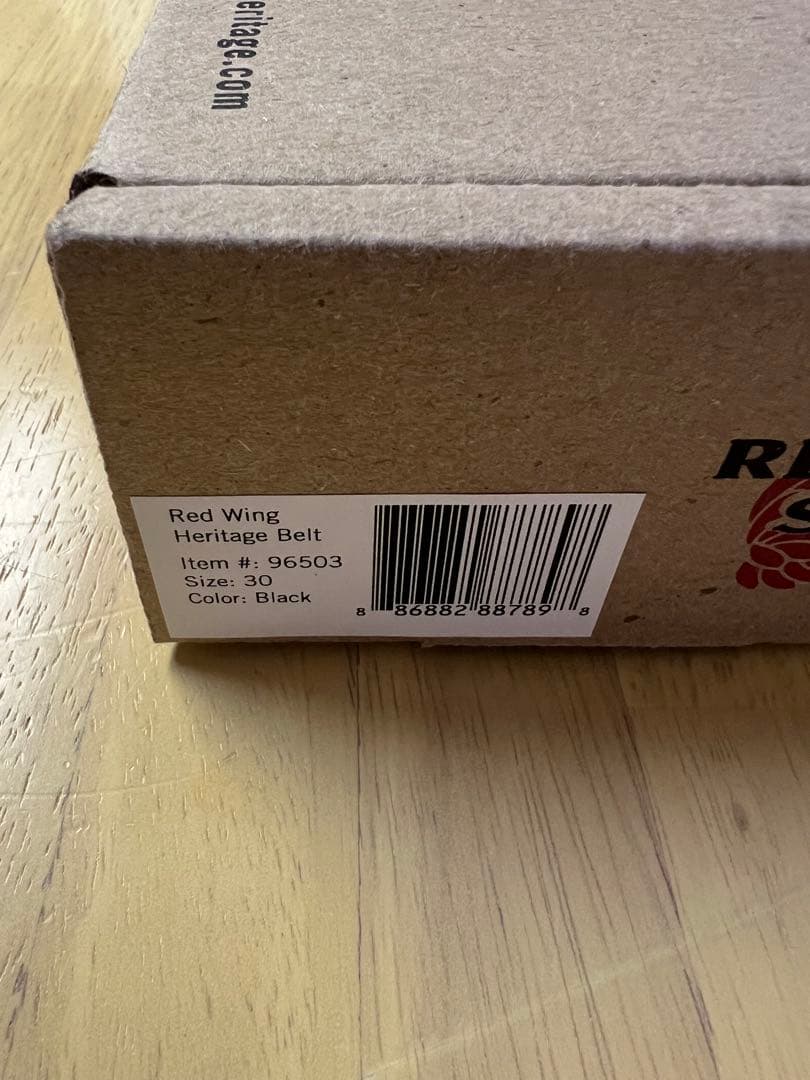 Red Wing Heritage Belt サイズ30 ブラック