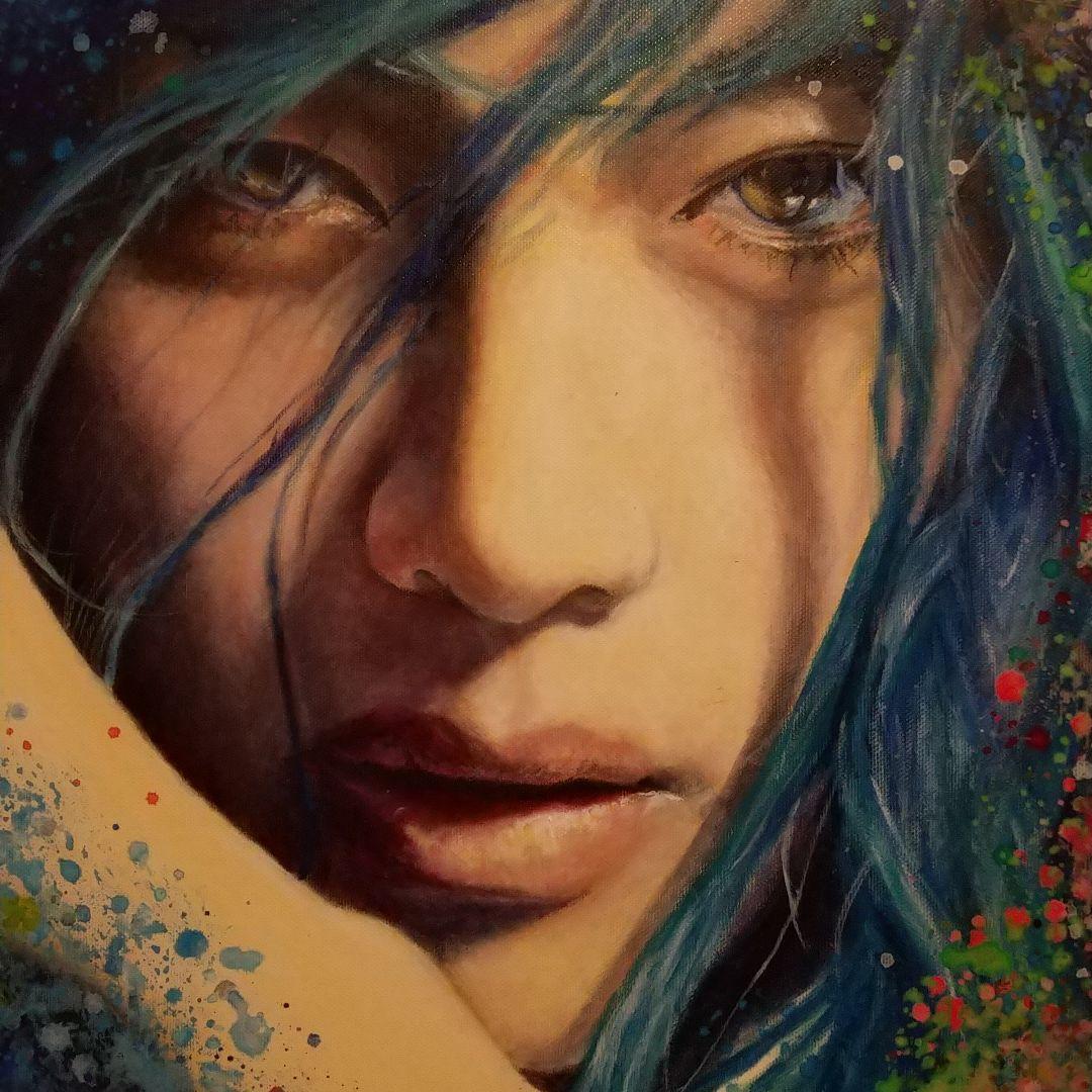 油絵 人物画 10号 F10 - メルカリ