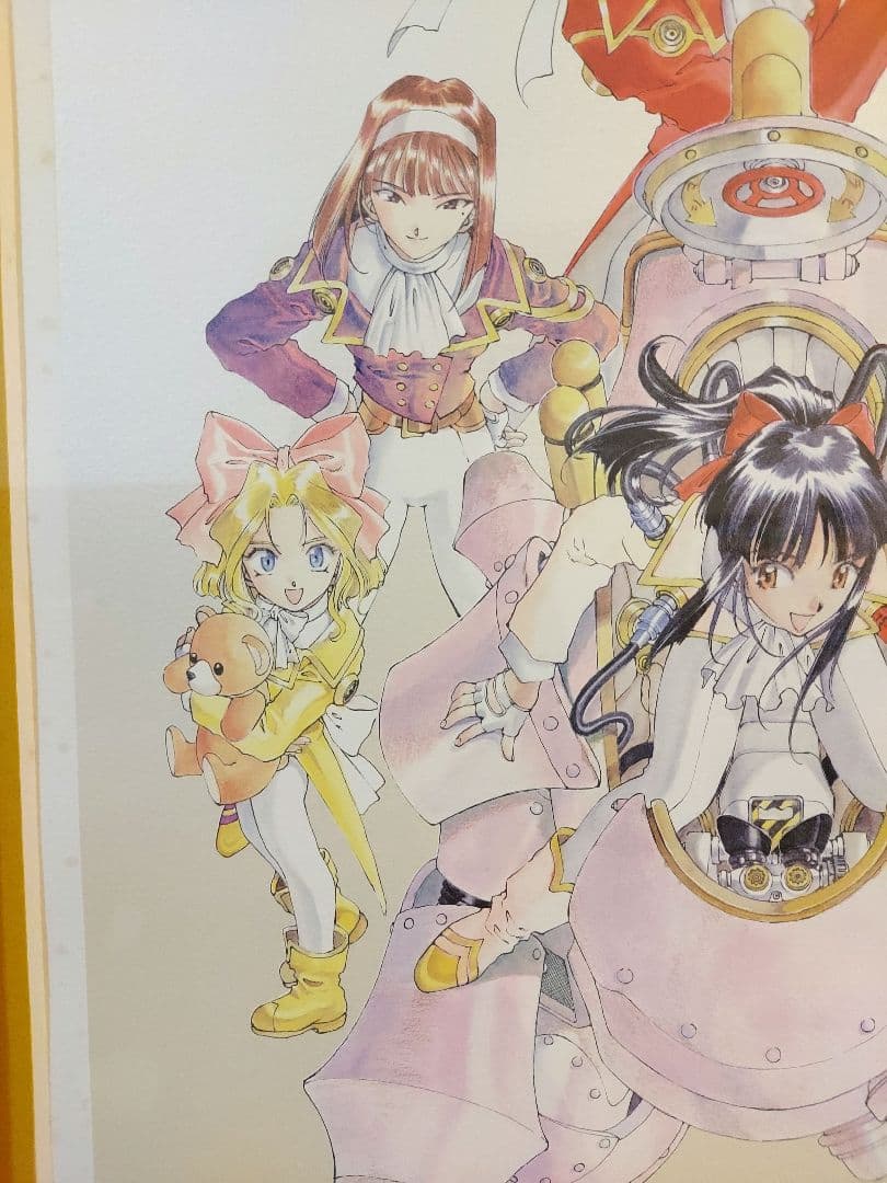 【直筆サイン入り！】サクラ大戦　リトグラフ「花」藤島康介　複製原画