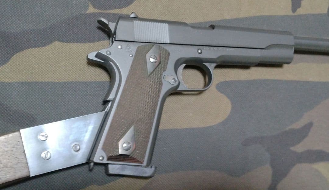 東京マルイ コルトガバメント M1911A1 ロングバレル　ストック　カスタム