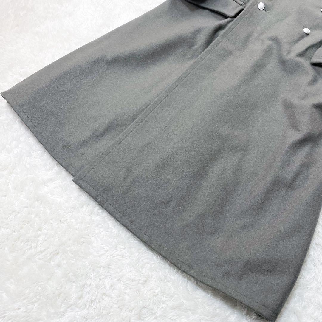 未使用級 東ドイツ軍 ロングコート NVA ビンテージ ウール 防寒