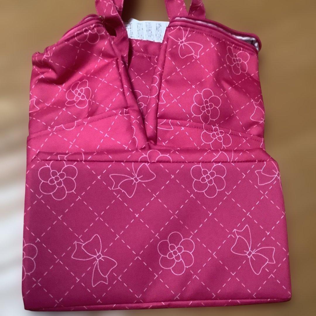 新品エムズグレイシーのピンク リボン花柄 保冷トートバッグ - メルカリ