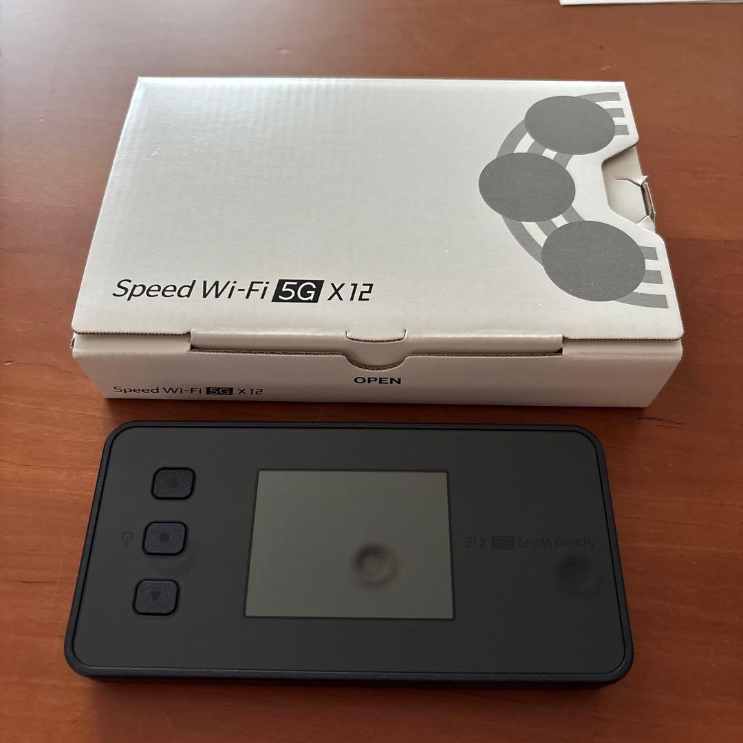 美品 Speed Wi-Fi 5G X12 モバイルルーター - メルカリ