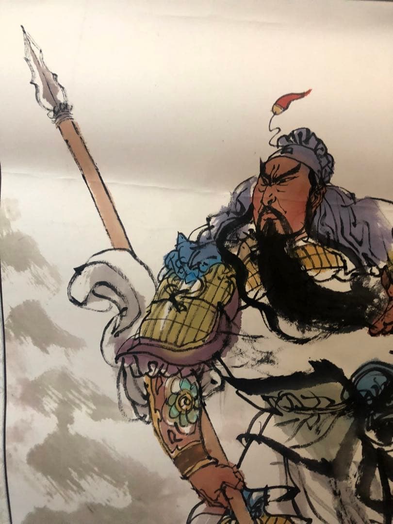 関羽立像 関公 関二爺 人物画 中国水墨画|mercariメルカリ官方指定廠商
