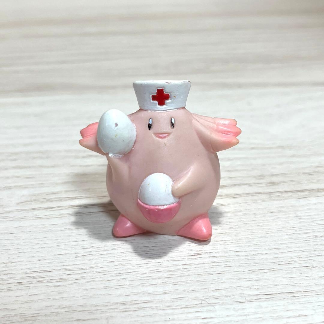 ポケモンキッズ 指人形 ポケモンセンターのラッキー ナース ソフビ