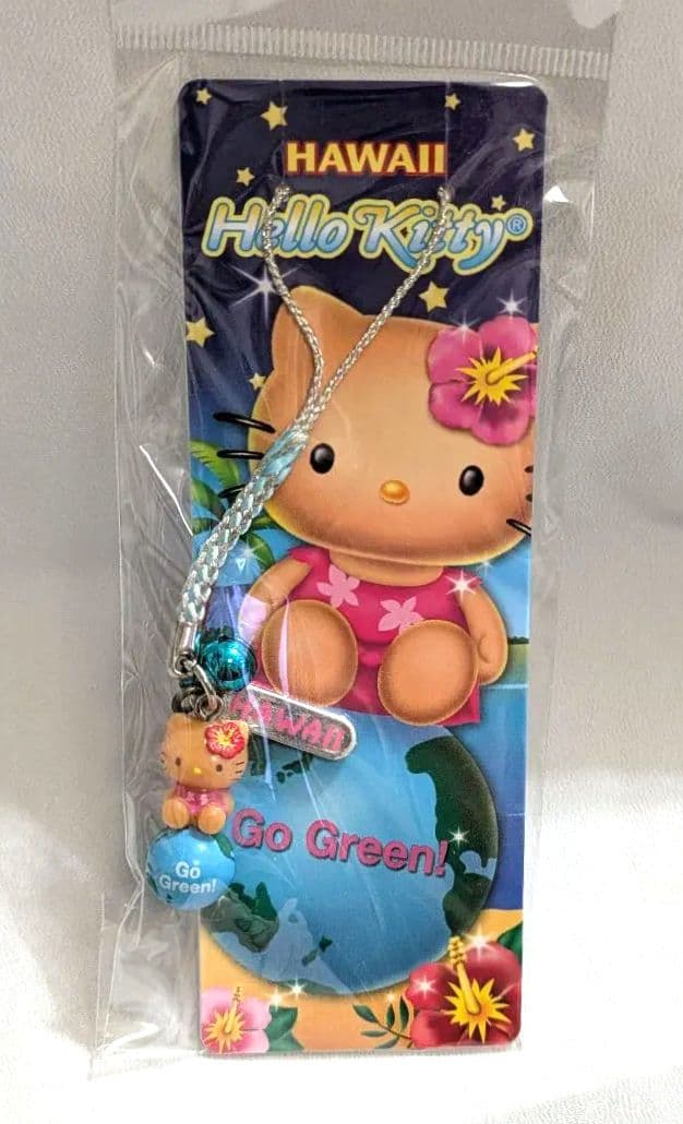 J*_様 日焼けHello Kitty ハワイ Go Green! 根付 201 卸売り