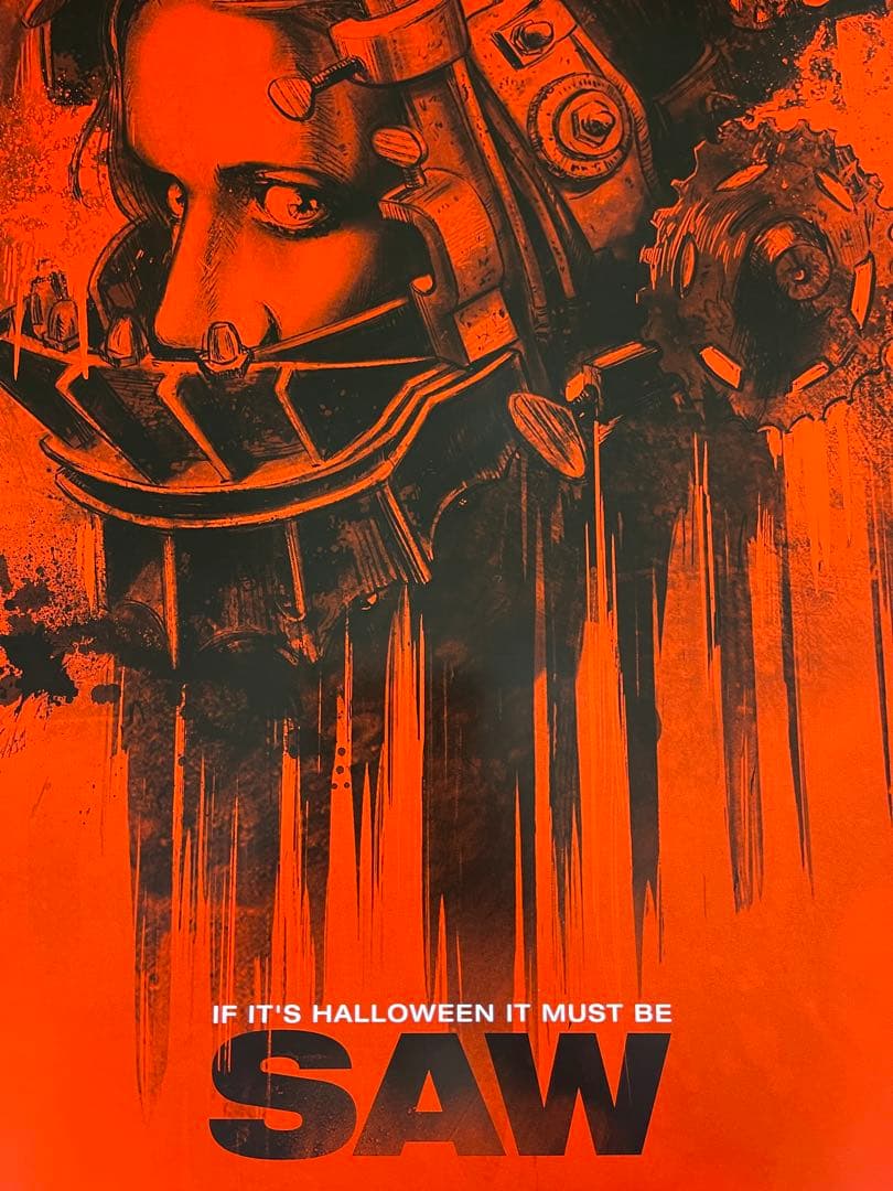 枚数限定*映画館用片面印刷ポスターUS版:ソウ 10thANNIVERSARY - メルカリ