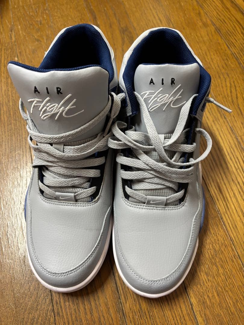 Nike Air Flight バスケットボールシューズ グレー/ネイビー Nike Air Zoom Flight The Glove Cool Grey Men's Size 11.5 (616772