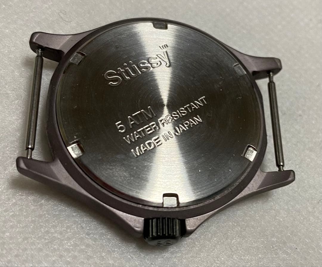 old Stussy HACK WATCHグレー ステューシー 腕時計ミリタリー