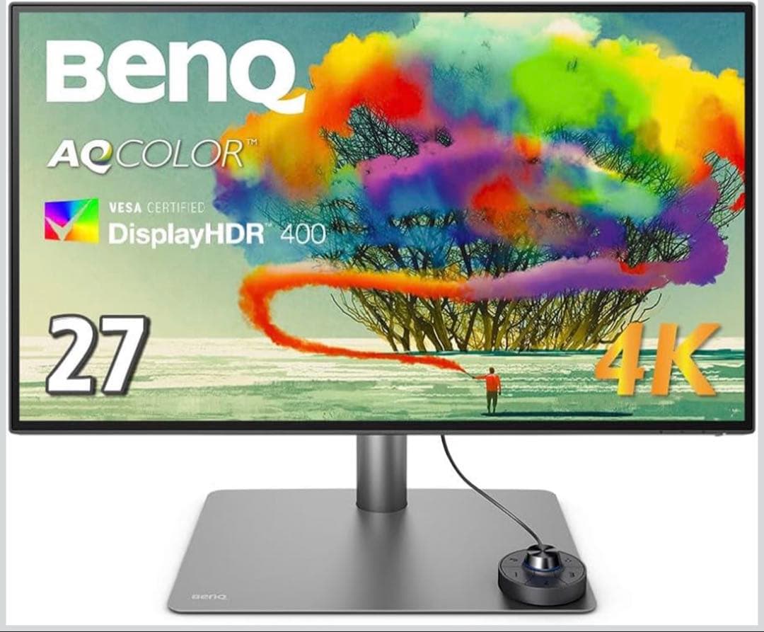 BENQ PD2725U 4K HDR デザイナーモニター 27インチ（箱有） - メルカリ