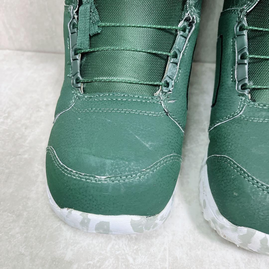 BURTON MOTO-AF スノーボードブーツ 27cm 緑 グリーン B02