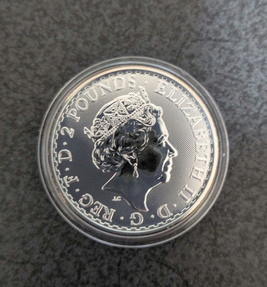 2021年 イギリス・ ブリタニア 銀貨1オンス ヴィンテージ