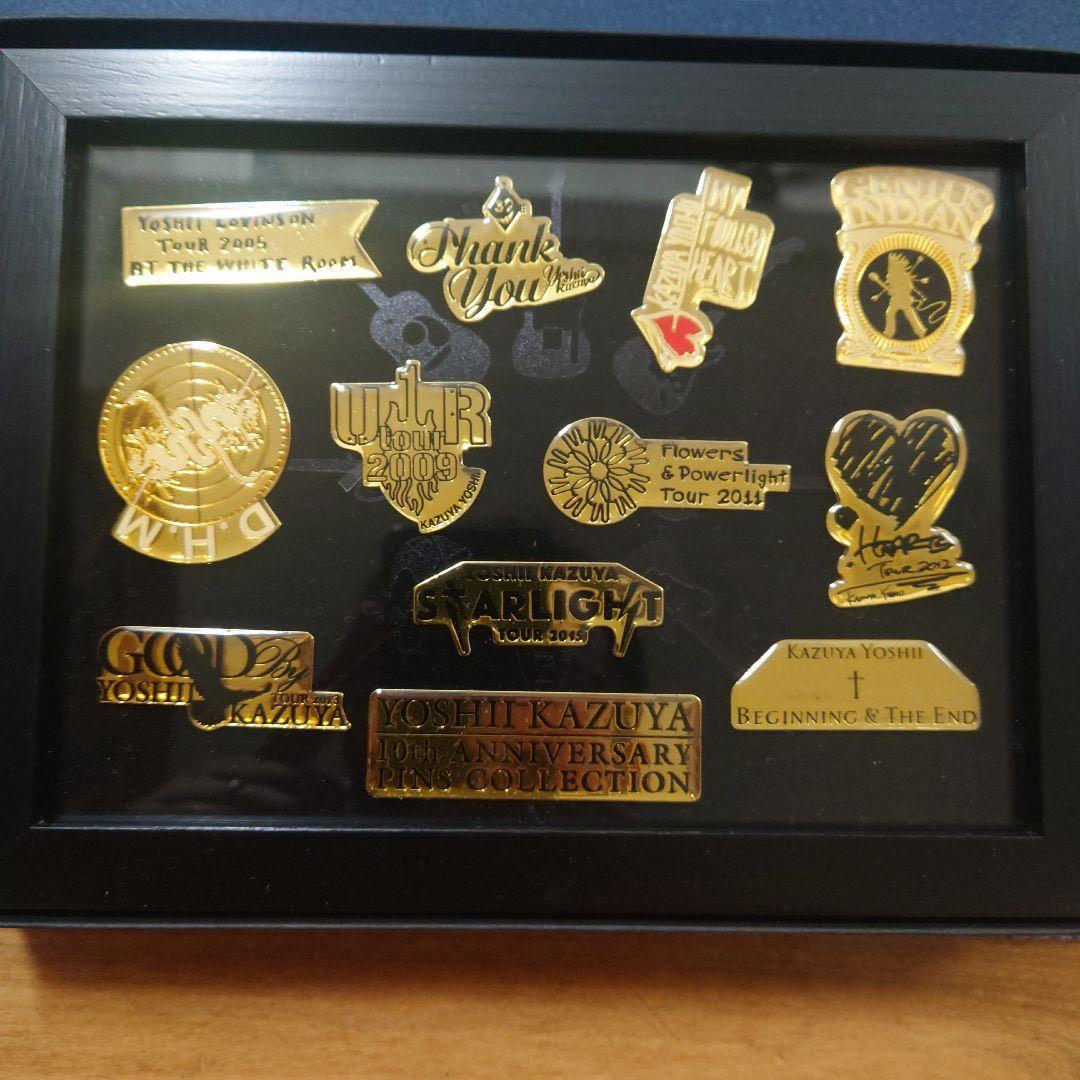 未使用品 吉井和哉 ソロツアー10th記念 武道館ピンズコレクション イエモン