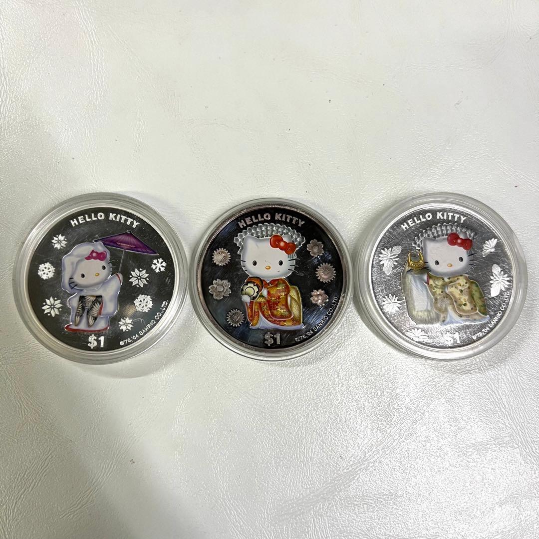 30周年記念ハローキティ『KABUKI』プルーフ1oz銀貨 3種セット - メルカリ