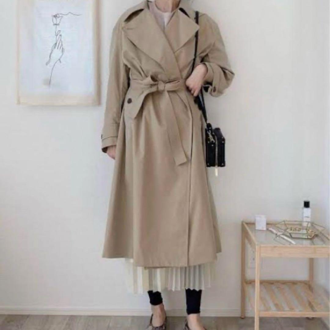 完売品】ユニクロユー トレンチコート XXL ベージュ 福田麻琴 玉虫