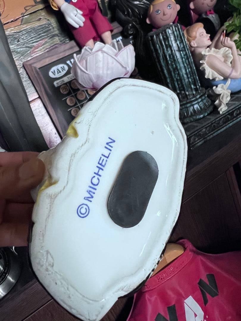 ヴィンテージMICHELIN ビバンダムキャラクター像 陶器製、貯金箱