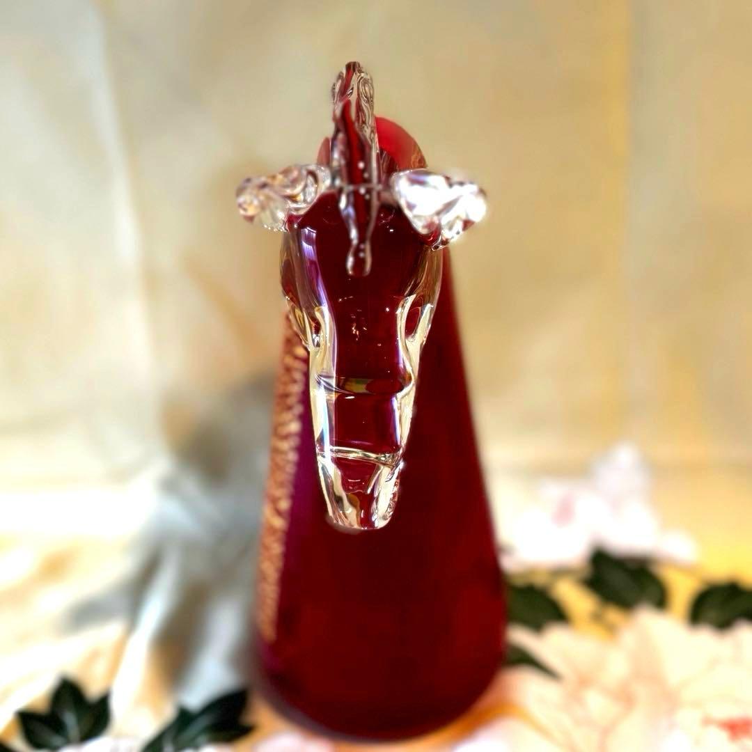 Multi Glass ガラスの馬の置物 2セット - メルカリ