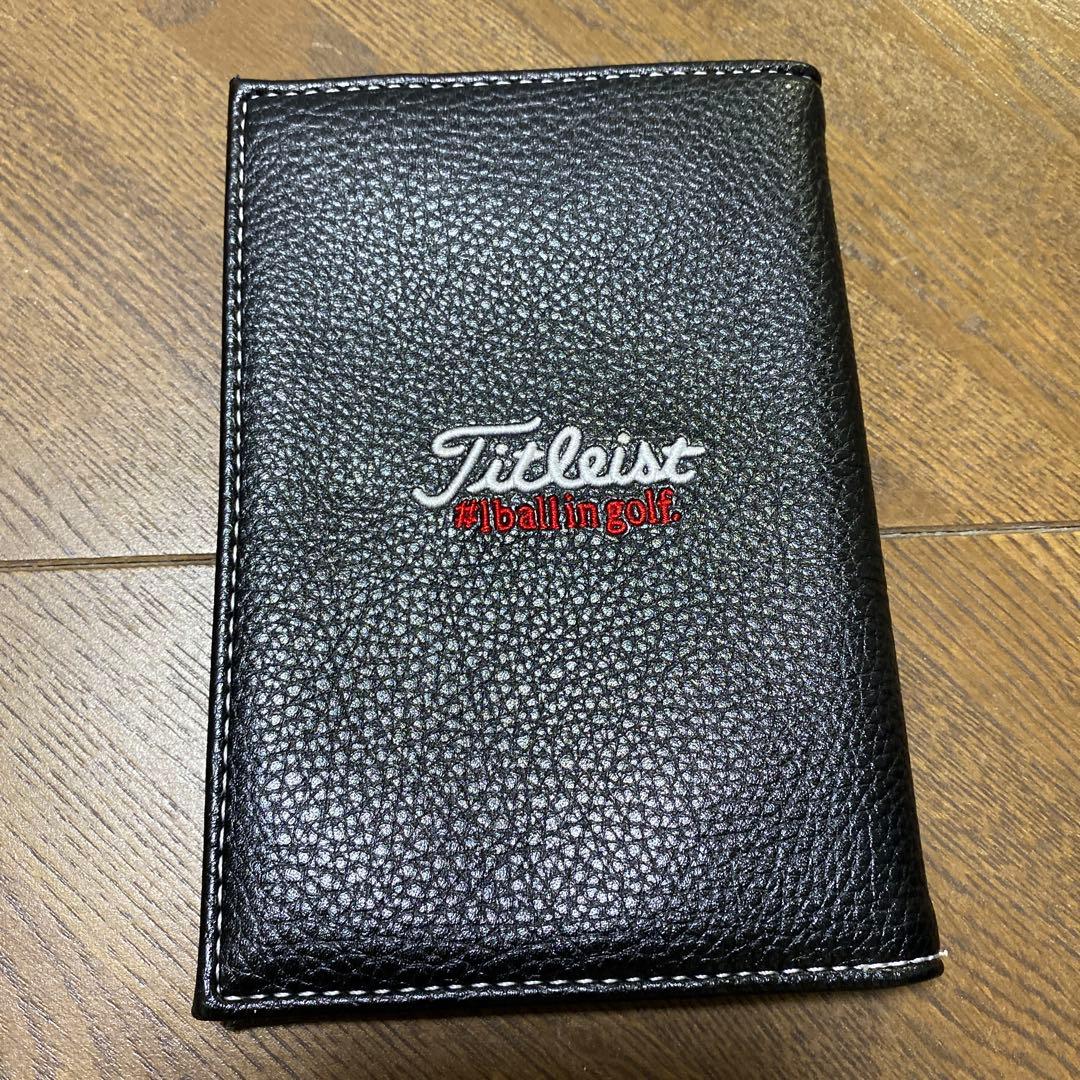Titleist】タイトリスト スコアカードホルダー ヤーデージブックカバー