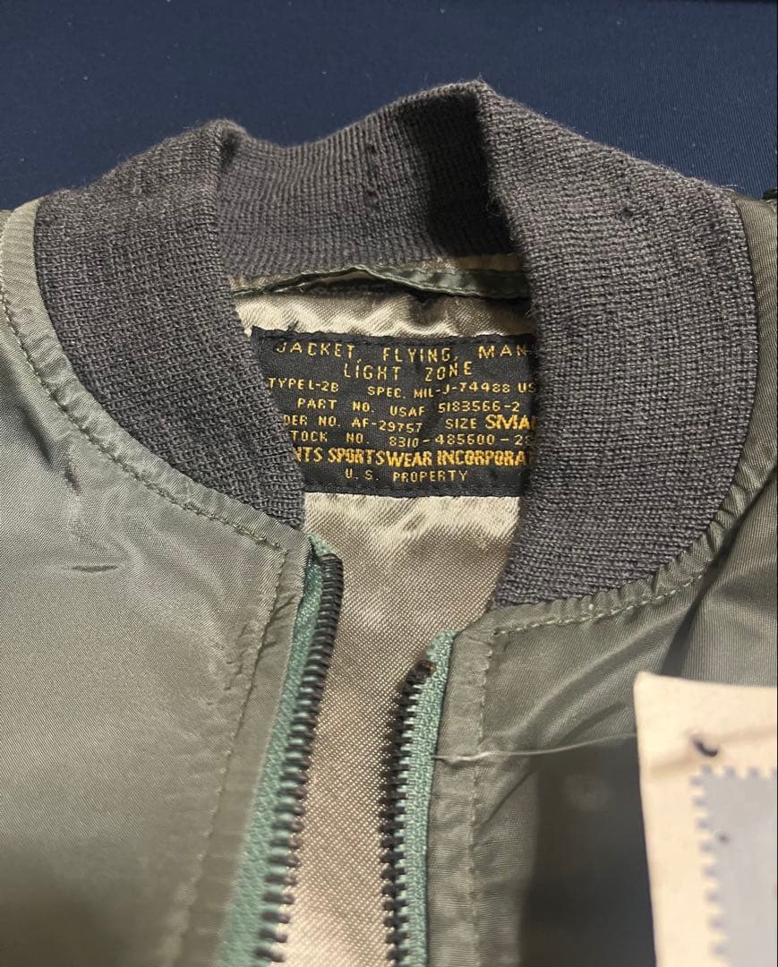 希少 90s 未使用USA製 Brents L-2B MA1 SMALL - メルカリ