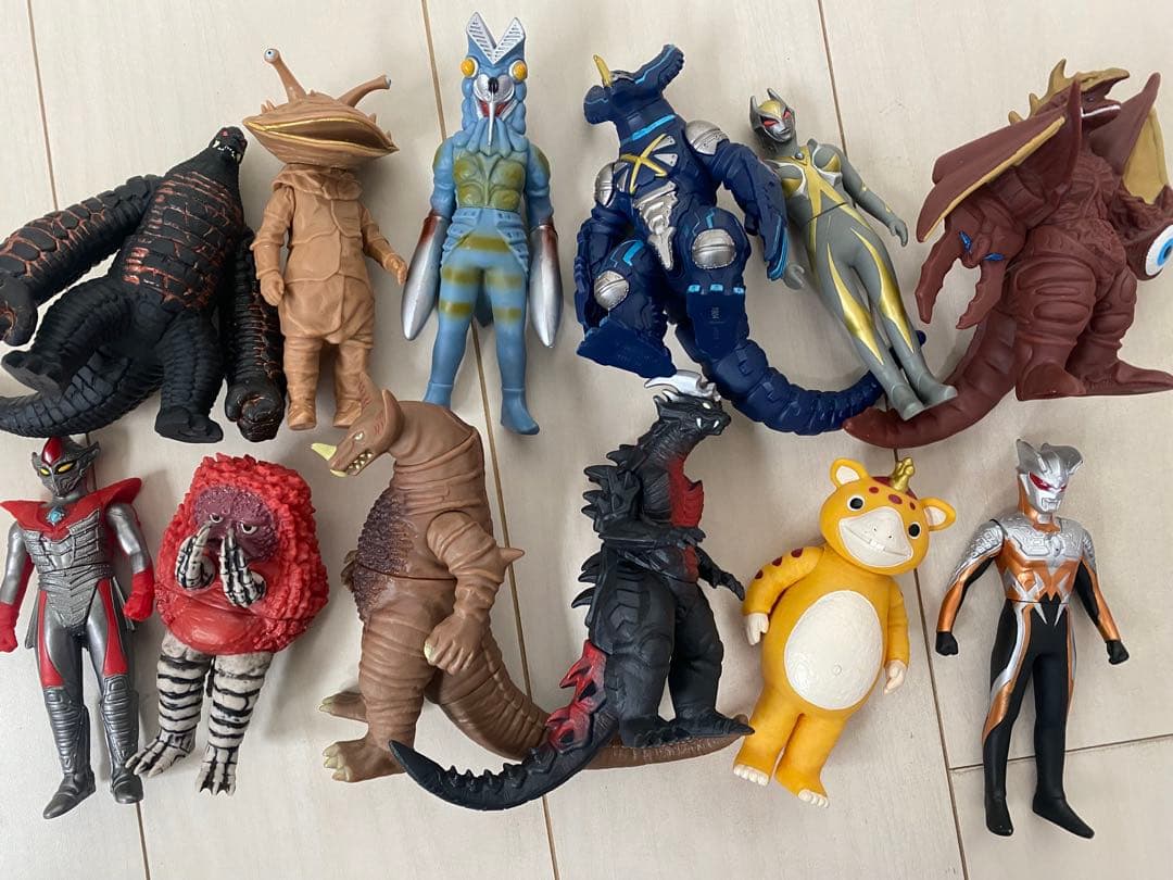 【ラメ加工レア有り】ウルトラマンソフビフィギュア セット