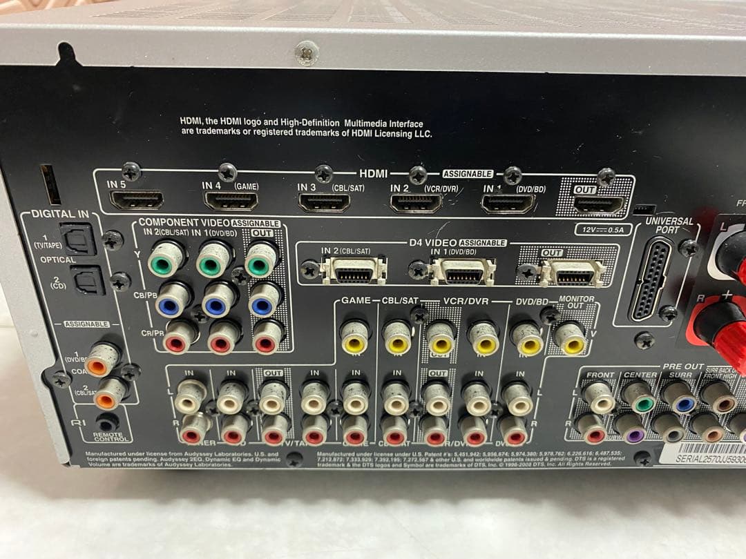 ONKYO AVアンプ TX-SA607 ジャンク - メルカリ