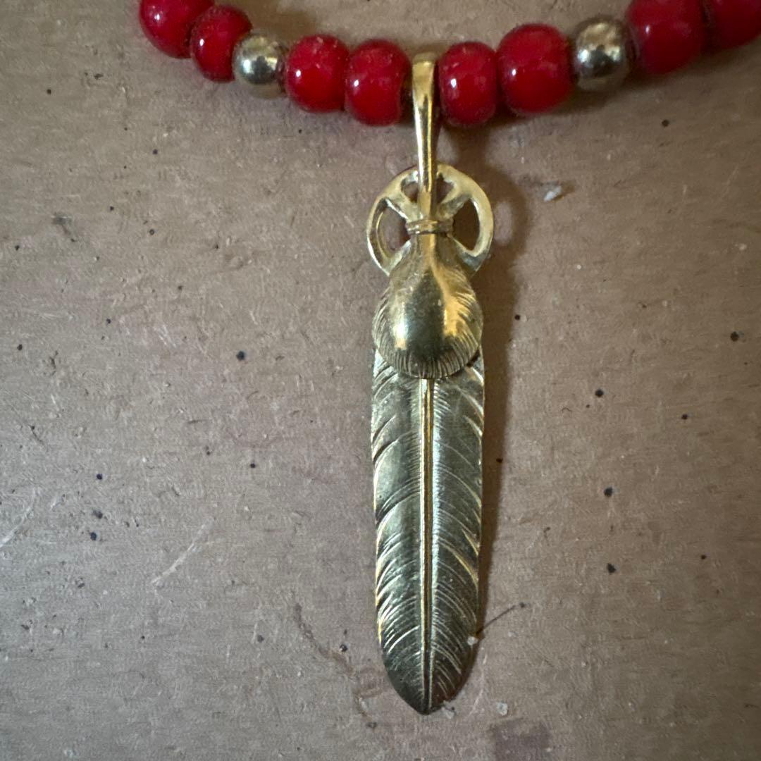 ゴローズ全金ホイールフェザー大今週のみ大幅値下げ goro's - ゴローズ 全金ハートホイールフェザーMの通販 by クロロ's