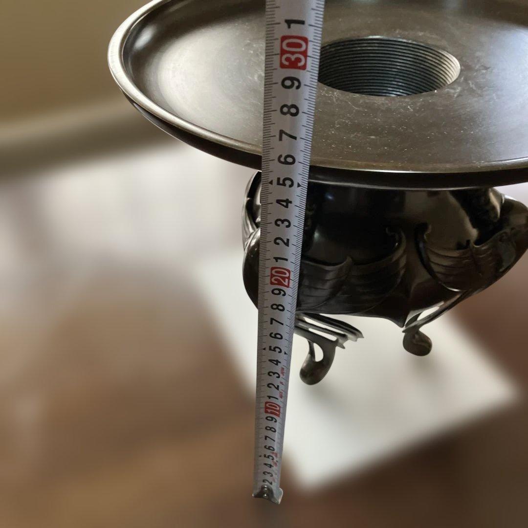 茶道具・花器花瓶 薄端・鳳凰足 ビンテージ 古道具(蔵出し骨董品)