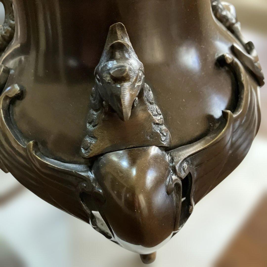 茶道具・花器花瓶 薄端・鳳凰足 ビンテージ 古道具(蔵出し骨董品)