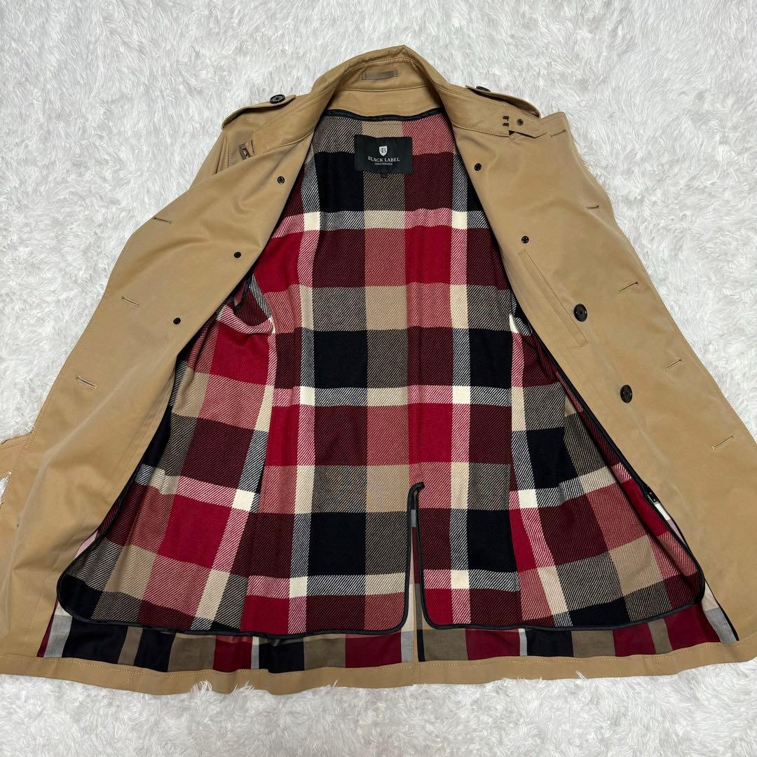 美品✨ブラックレーベルクレストブリッジ トレンチコート ライナー L
