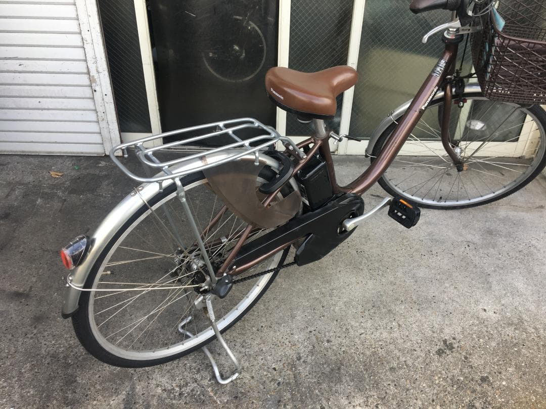 地域限定送料無料 ビビ L 軽量モデル 12AH 茶色 神戸市 電動自転車
