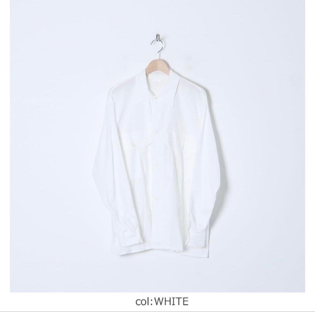 comoli 空紡オックス CPOシャツコモリ COMOLI (コモリ) 空紡オックス C.P.Oシャツ