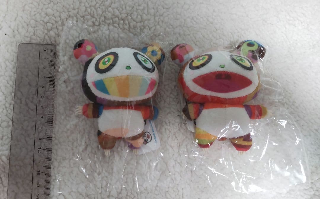 大人気パンダセット☆ 村上隆 ぬいぐるみ ラバー キーリング