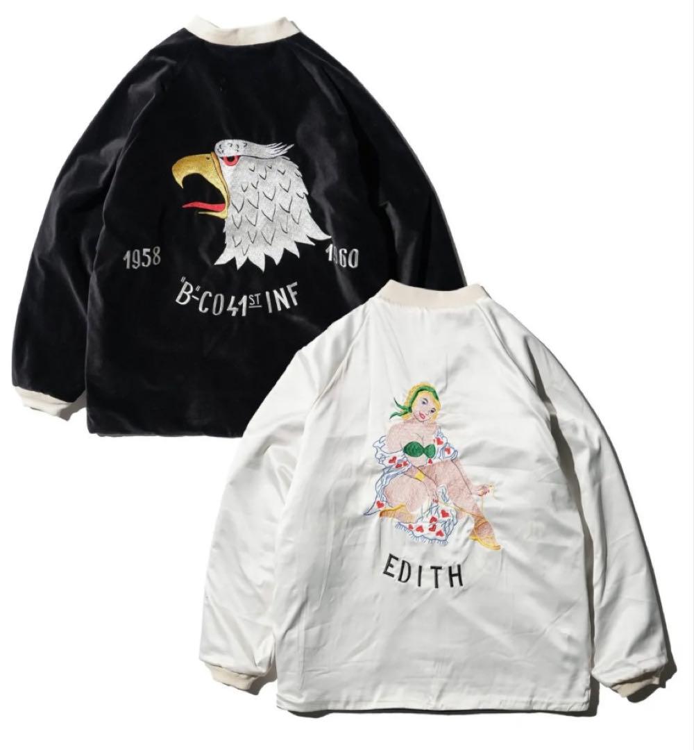 Cloveru Velor Souvenir Reversible JKT - メルカリ