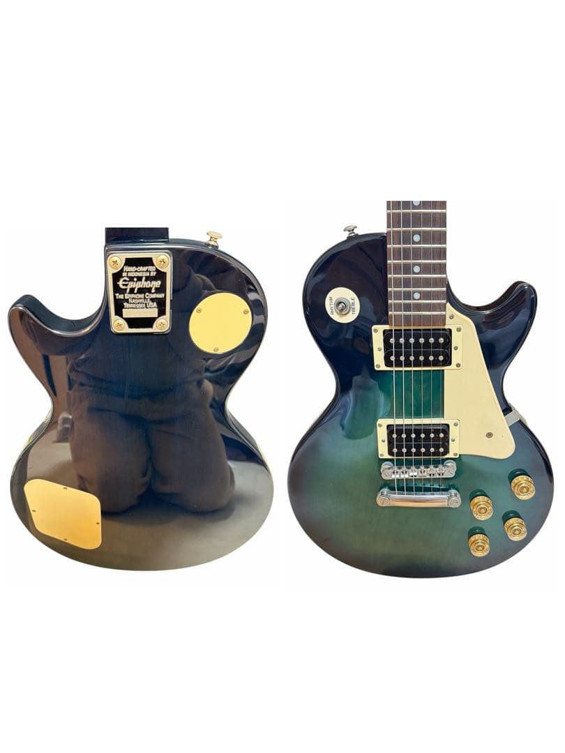 美品 Epiphone BY GIBSON LES PAUL 100 ブルー