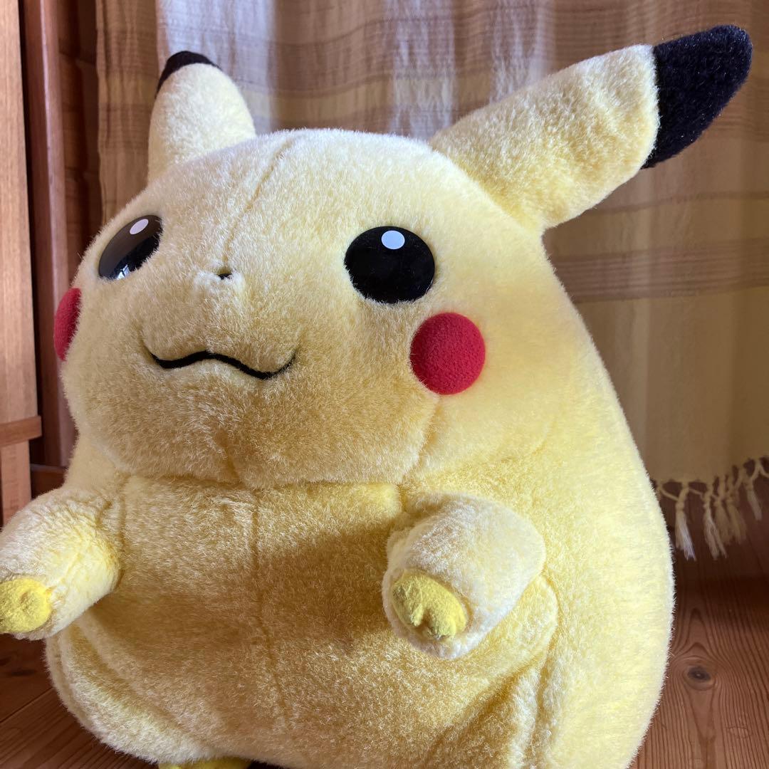 90年代　初代ピカチュウ ぬいぐるみ Nintendo (ニンテンドー) 初期ピカチュウぬいぐるみ付リュック