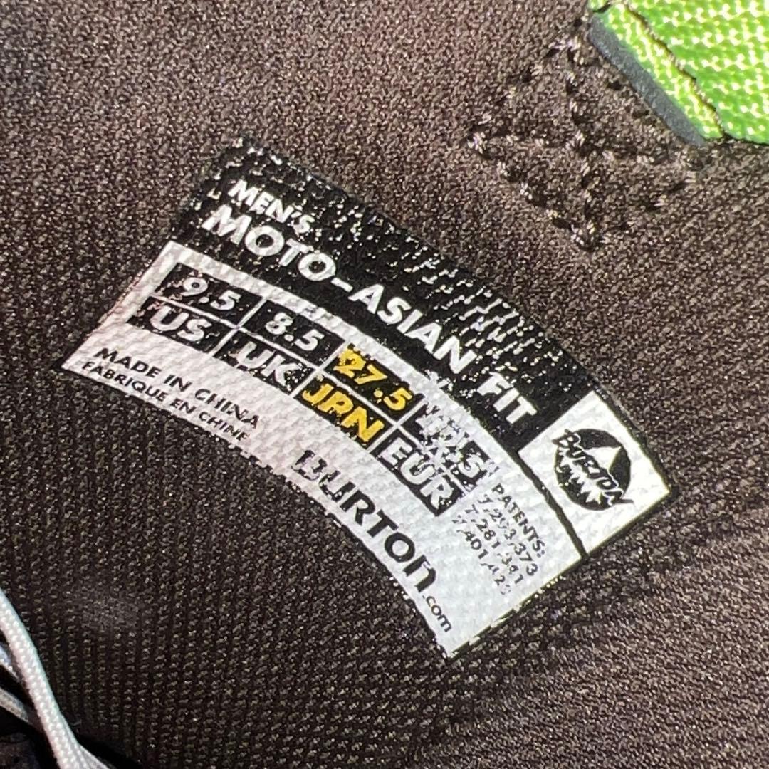 7-8回使用 27.5cm BURTON MOTO-AF スノーボードブーツ