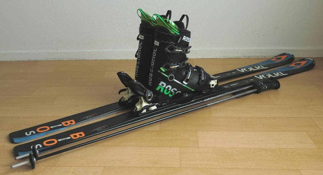 □□送料無料□VOLKL□メンズスキーセット□板162靴27.5□メンテ付
