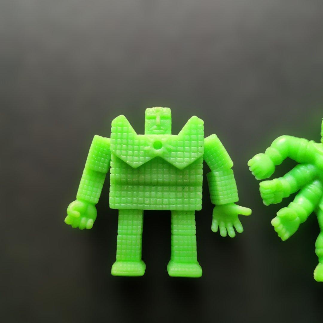 キン肉マン　キン消し　キンケシ　黄緑色　海外版　MUSCLE　サンシャイン