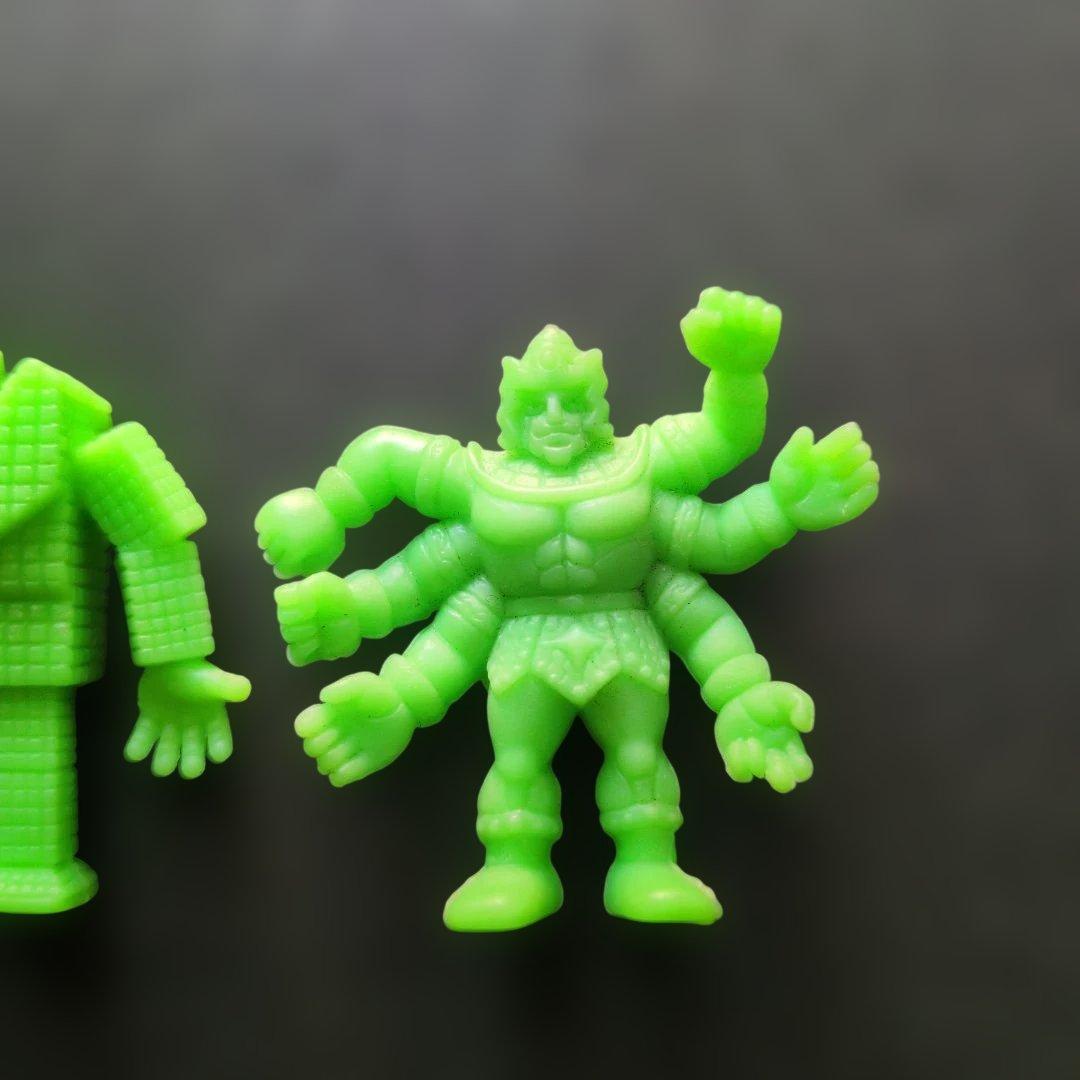 キン肉マン　キン消し　キンケシ　黄緑色　海外版　MUSCLE　サンシャイン