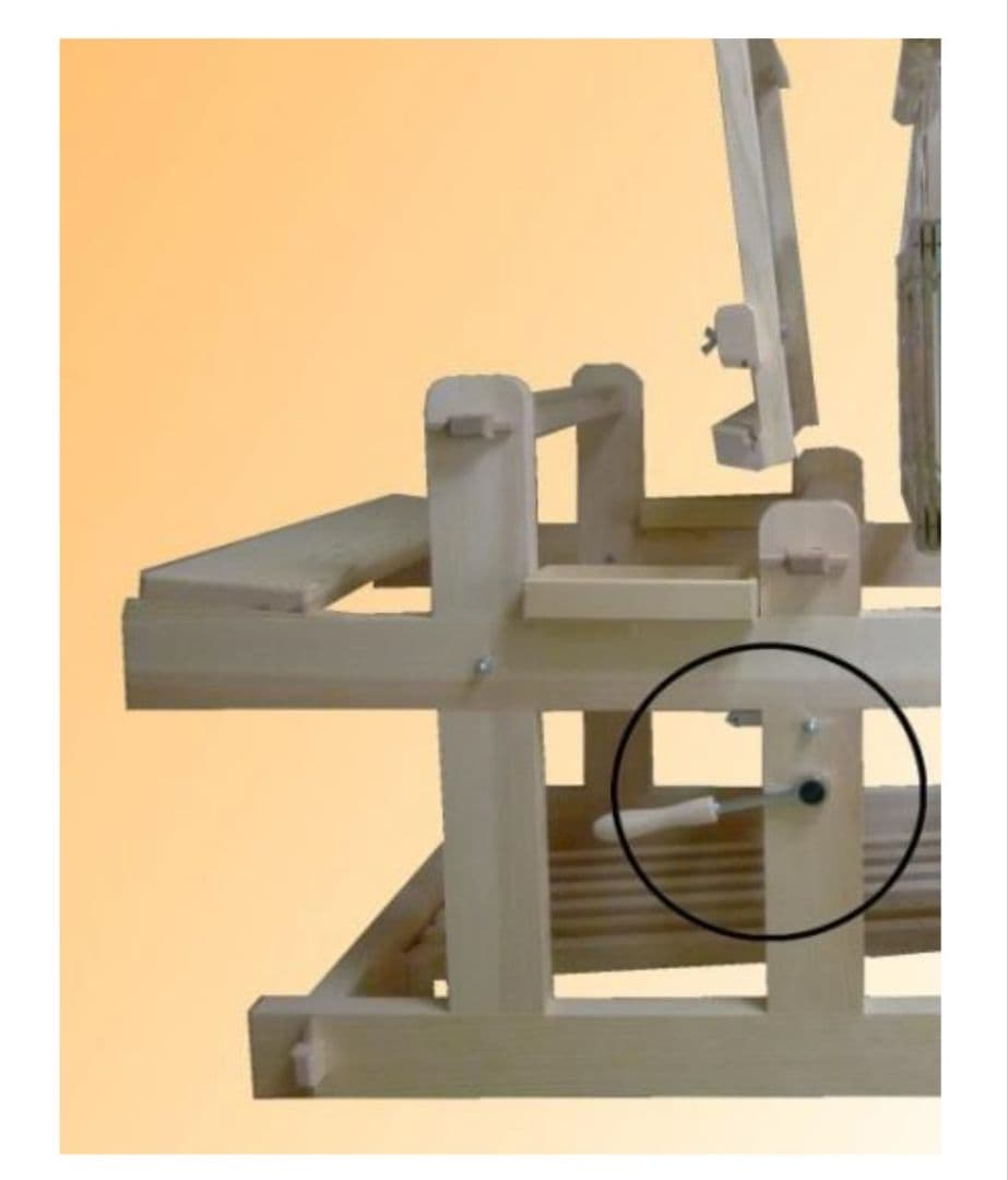 jmwag＆d様専用】 藤倉紡織機TT90（旧型）4枚綜絖6本踏み木/筬・綜絖