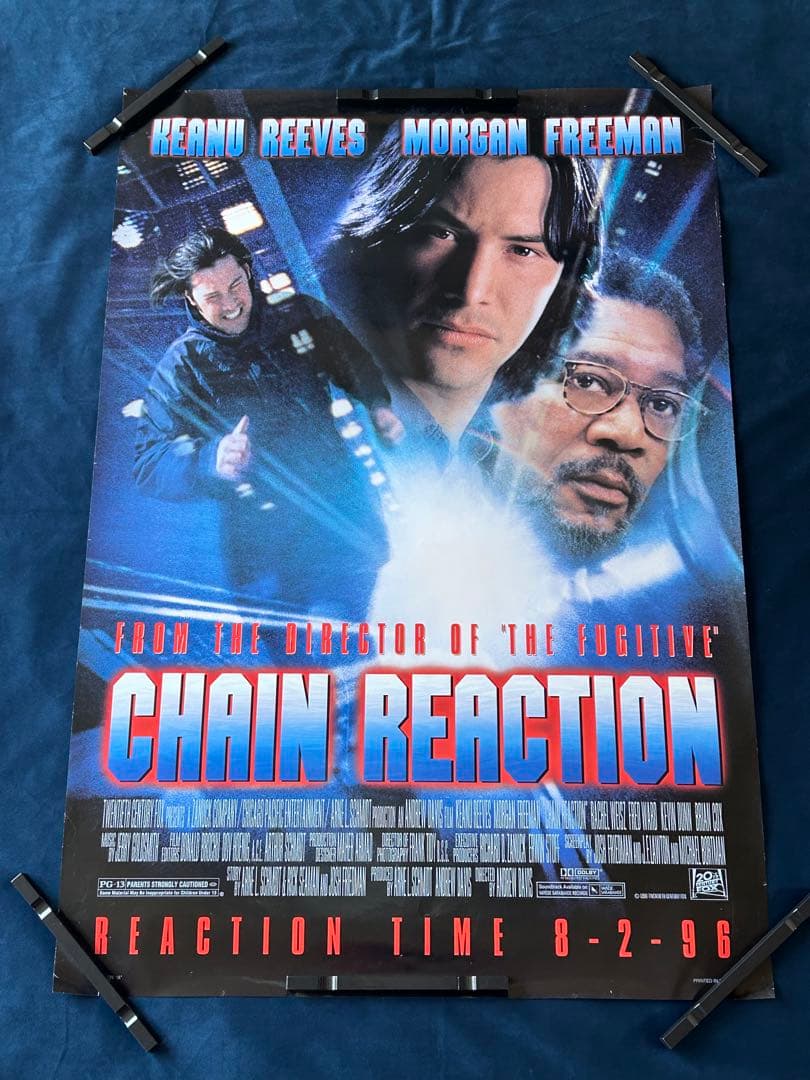 チェーン・リアクション　USオリジナル映画ポスター チェーン・リアクション(1996)：映画作品情報・あらすじ・評価｜MOVIE