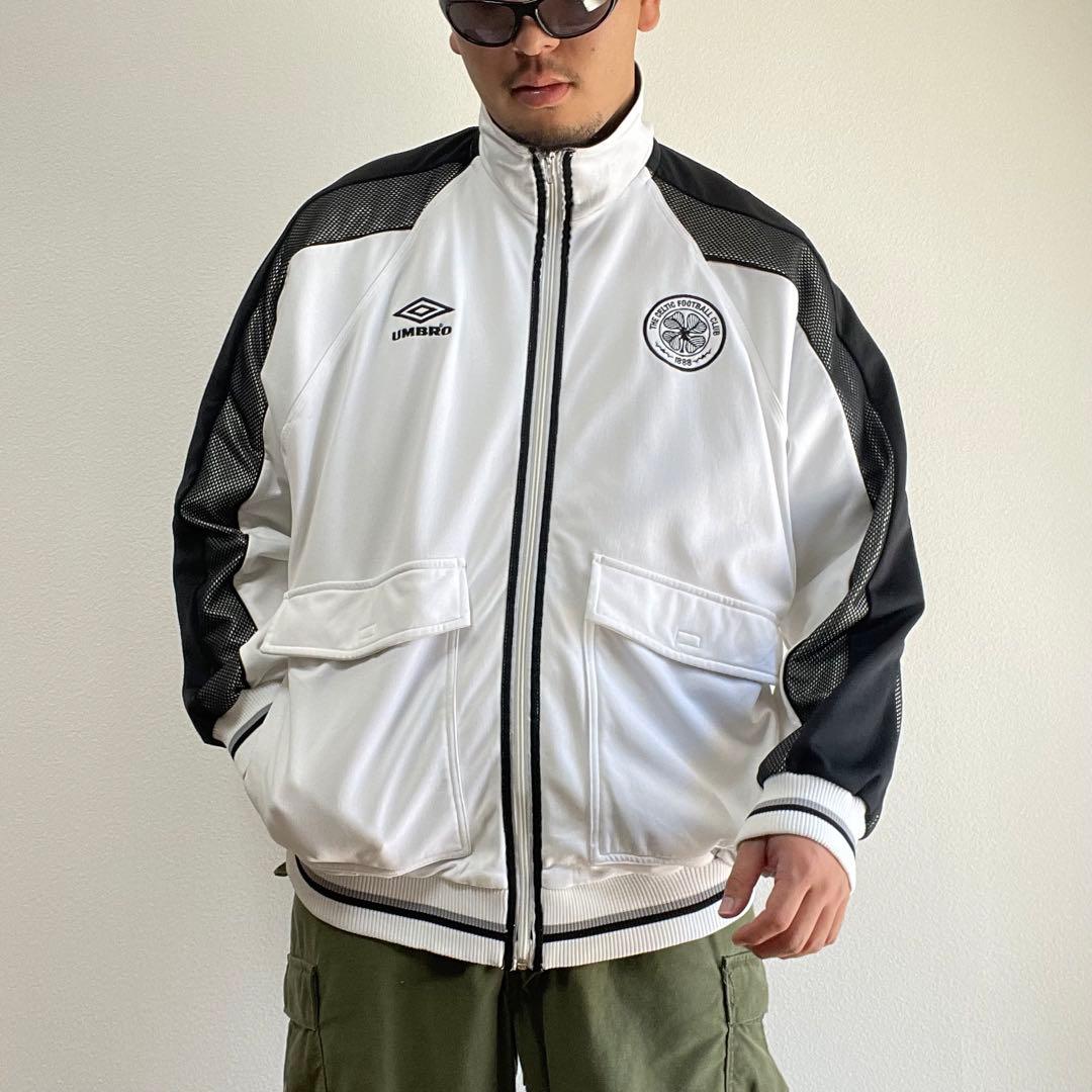 UMBRO セルティック トラックジャケット サッカー ジャージ ロゴ刺繍