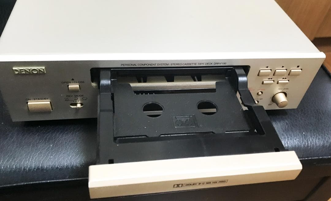 DENON DRR-F100 オートリバースカセットデッキ 音出し動作品 - ラジオ