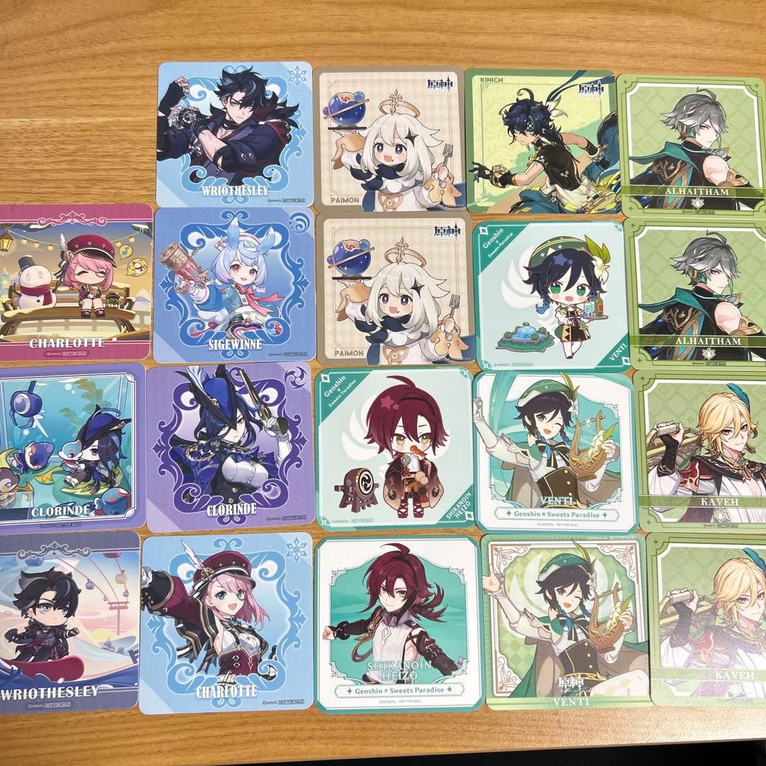 原神　缶バッジ　コースター　まとめ売り