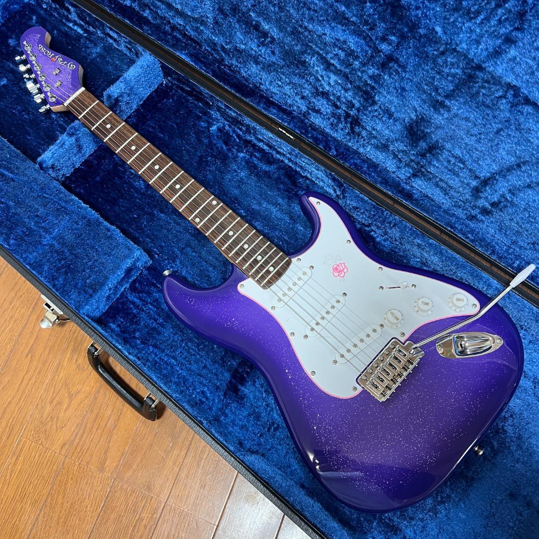 GYPSY ROSE ストラトタイプ エレキギター パープル 紫 女子 - メルカリ